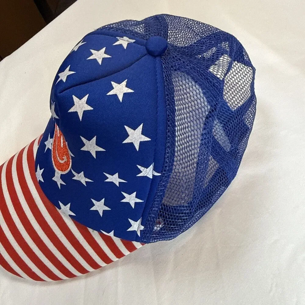 SHEIN Hat Stars And Stripes Red White And Blue NWOT - Picture 11 of 11